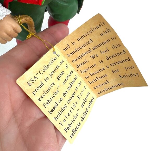 Kurt Adler Irish Eyes Smiling Fabriche Musical Santa...